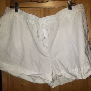 Joe Fresh Women's White Athletic Shorts